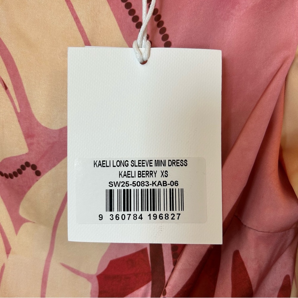 Seven Wonders Kaeli Mini Dress NWT XS Resort Wear Vacation Beach Pink Berry - Picture 10 of 14